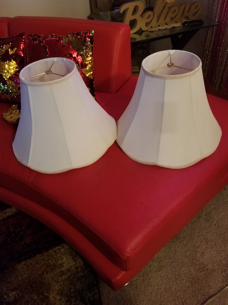 2 lamps shades