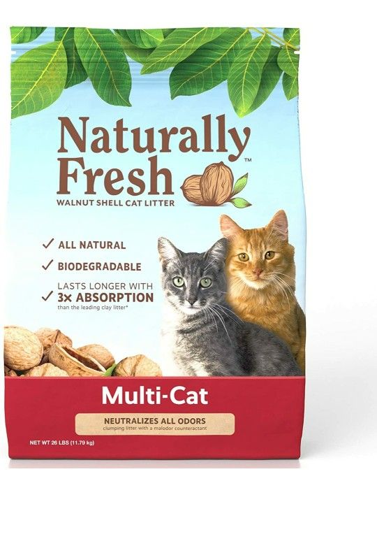 Naturally Fresh Cat Litter - Walnut

