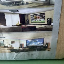 HD Projector Screen 16:9 Home Theater Wall Mount Pull Down White Screen