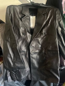 100%  European Leather jacket