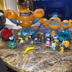 Octonauts, Octo-Pods & Ships PRICE IS FOR ALL YOU SEE