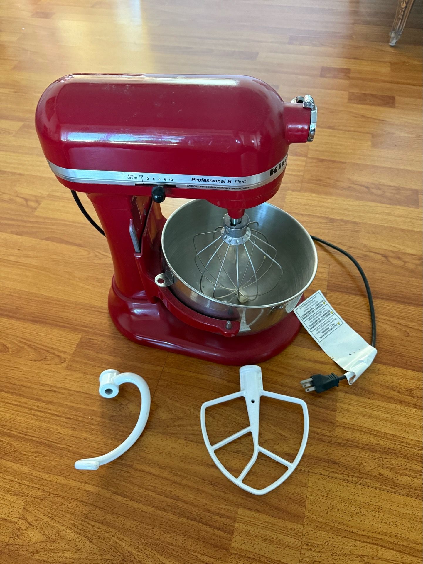 KitchenAid Stand Mixer + Attachments – Like New (Used Once!)