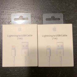 3 Apple IPhone Chargers Standard Length
