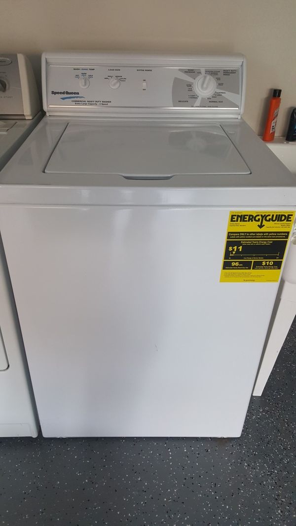 Speed Queen Commercial Heavy Duty Washer Manual