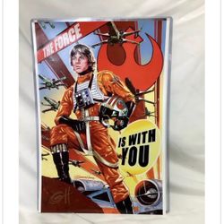 Luke Skywalker lithograph signed by Greg Horn