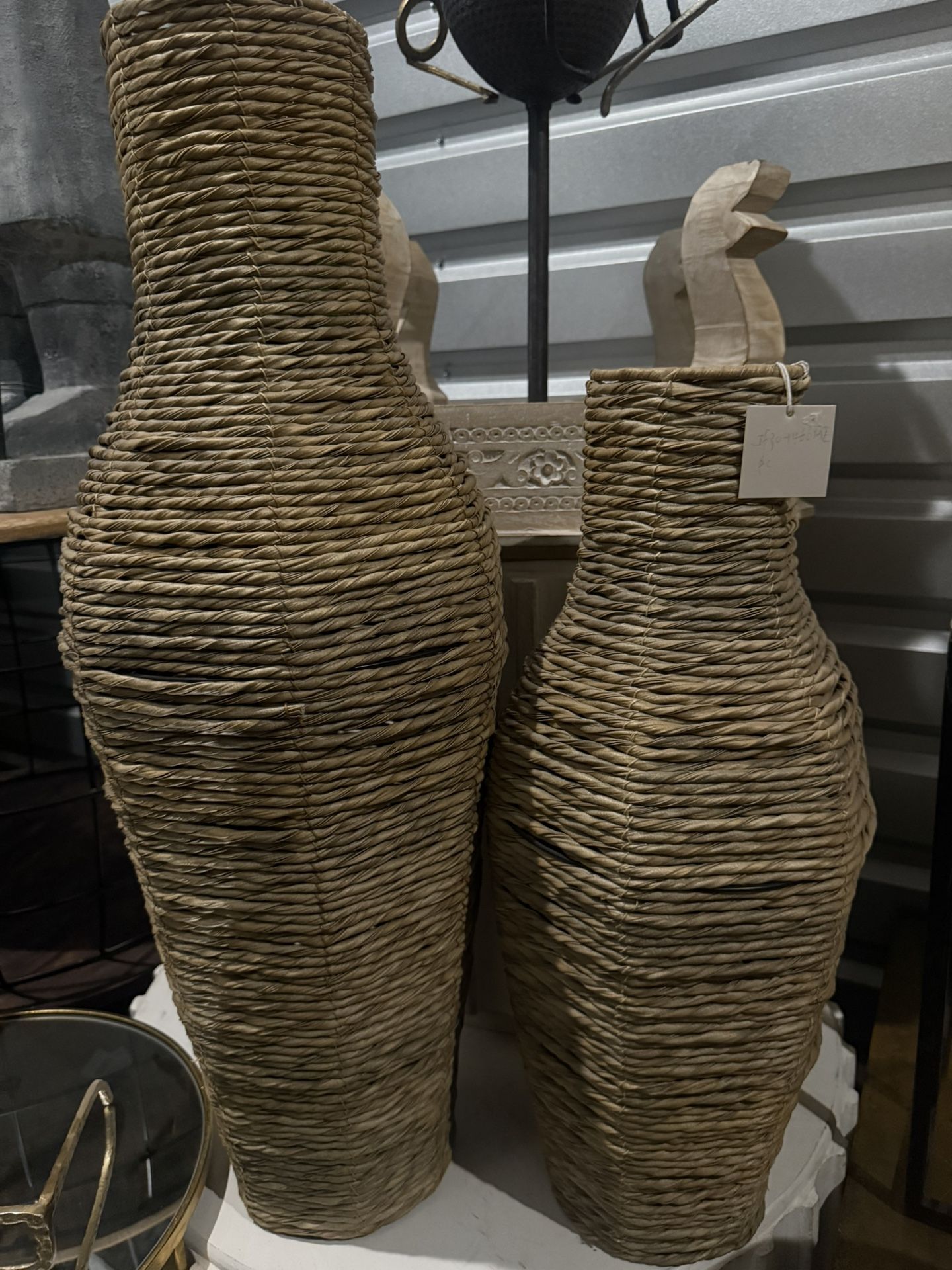 Set Of 2 Flower Bases 