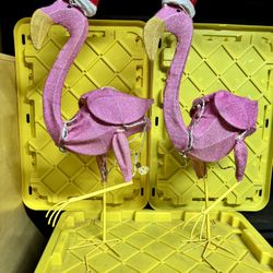 Christmas Flamingos