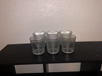 6 set of glass cups