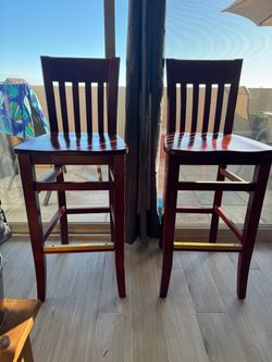Hardwood chairs