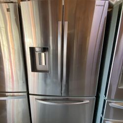 🍂REFRIGERATOR SAMSUNG 3 DOORS🍂🆓️FREE DELIVERY🆓️✔️STAINLESS STEEL✔️