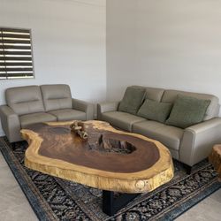 Leather Sofa Set 