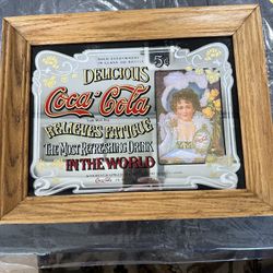 Vintage Coca Cola Mirror 