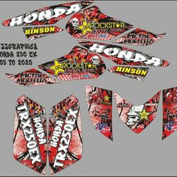 Honda Trx250ex Graphic Kit 2005 To 2020