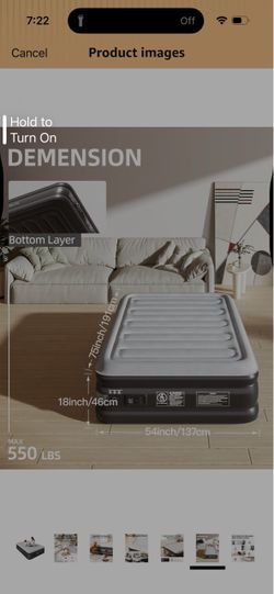 CHILLSUN Air Mattress Full with Built-in Pump