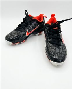 Nike Kids Black and Red Cleats