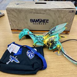 Avatar Banshee Rookery Pandora ACE GREEN with PURPLE Interactive Puppet Toy