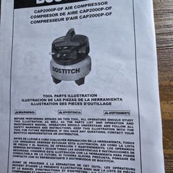Bostitch Portable Air Compressor 
