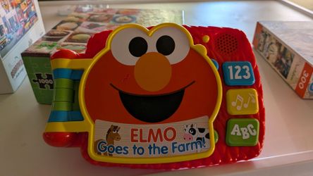 Sesame Street Elmo goes to the farm.
