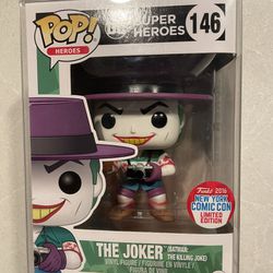 Joker Killing Joke Funko Pop *VAULTED* 2016 NYCC Fall Convention Exclusive DC Batman 146 protector Gotham Dark Knight Bruce Wayne