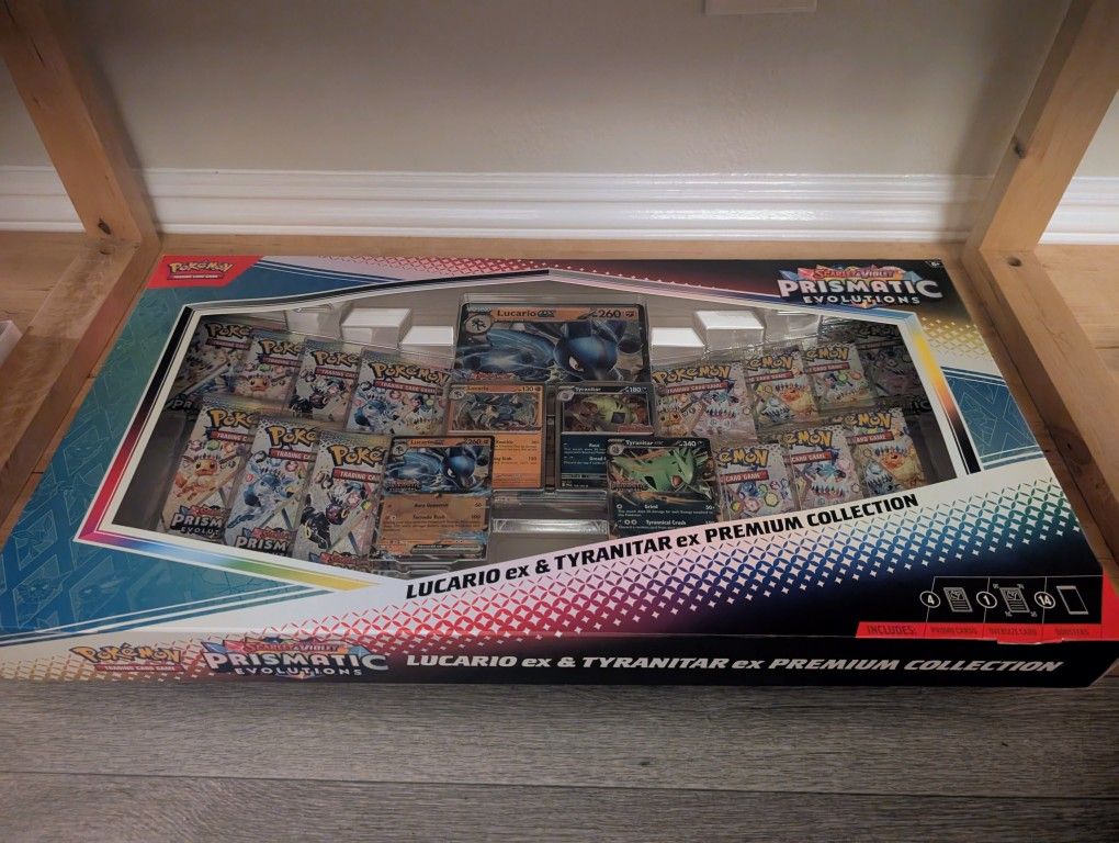 Pokemon Prismatic Evolutions Sam's Club Exclusive Lucario EX