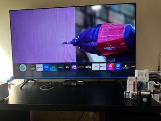 Samsung Smart TV Large Flat Screen 65 inches for $450  with free table