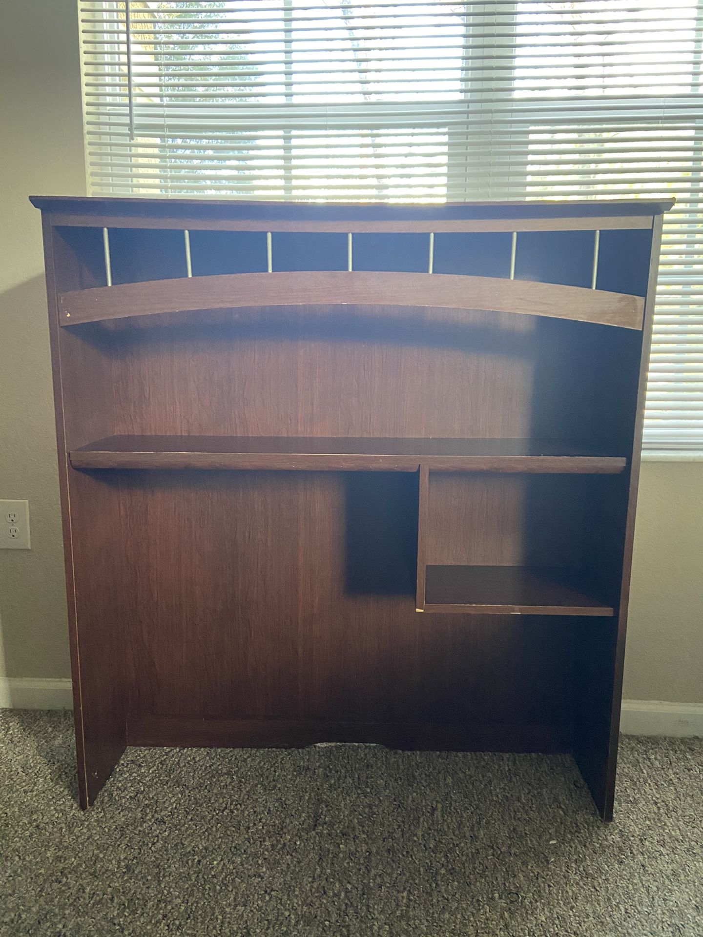 Headboard with Shelving