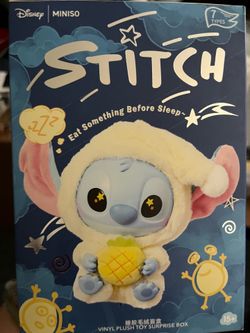 Strawberry cone Stitch eat something before sleep