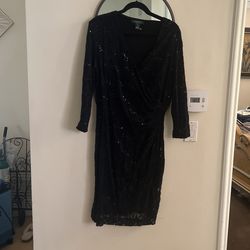 Black Ralph Lauren Cocktail Dress Size 14