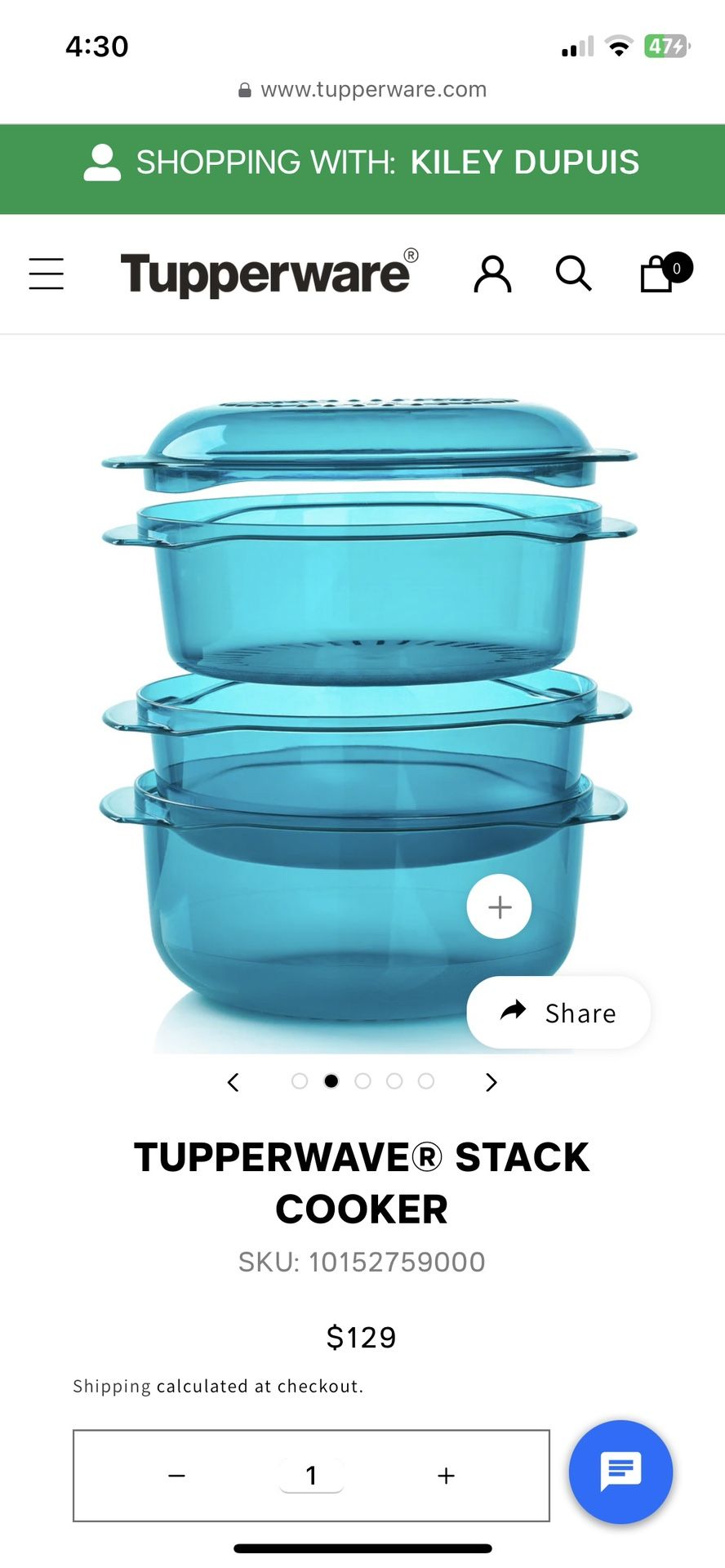 Tupperware Stack cooker