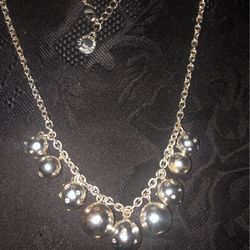 20” SilverTone Necklace By Liz Claiborne