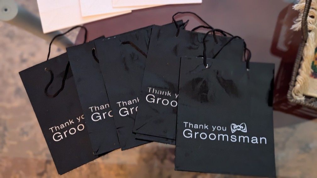 Grooms men & bridesmaid gift Bag