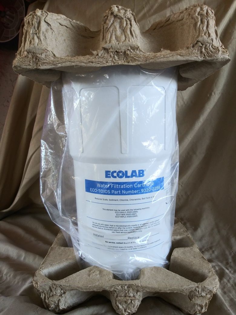 Ecolab Water Filtration Cartridge ECO- T010S Part Number 9320-2256 New Condition