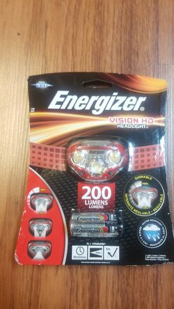 BRAND NEW ENERGIZER HEAD LAMP 200 LUMENS