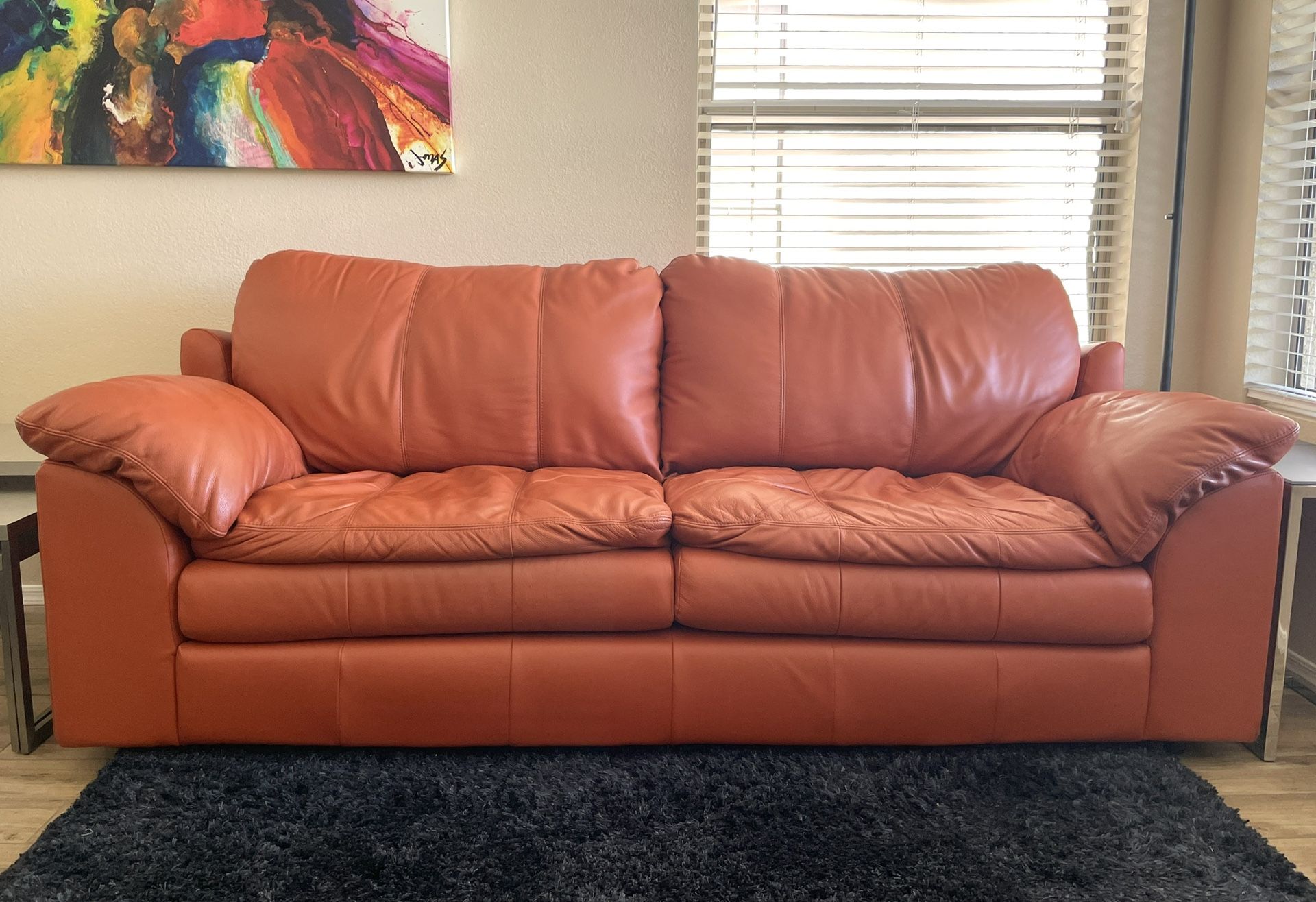 LEATHER COUCH