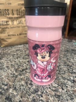 Minnie Mouse Pink Coffee Tumbler 