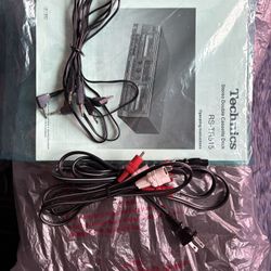 Technics RS-TR515K stereo double cassette deck