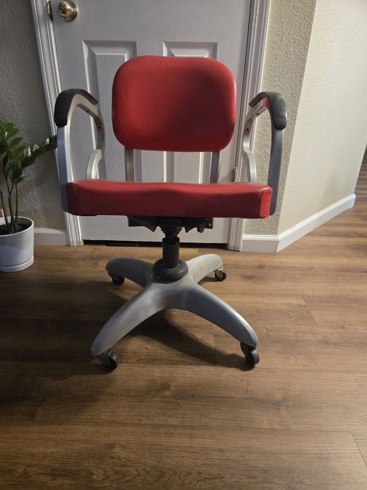 1950 Red Office Chair