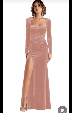 Velvet Goldrose Dress