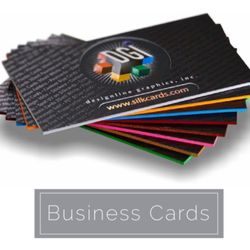 Business cards 1,000x $75 ... free design