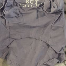 Cute but Psycho Small Dog Cat Puppy Shirt In Size Large Purple 