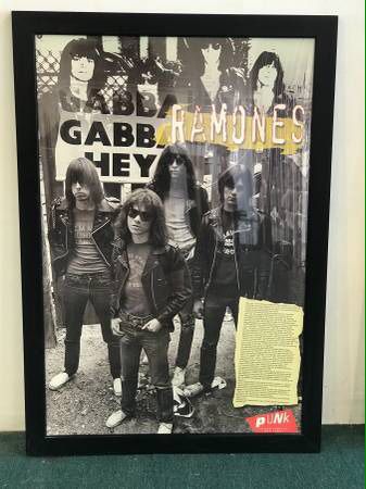 Ramones Picture Frame 39"x 27"