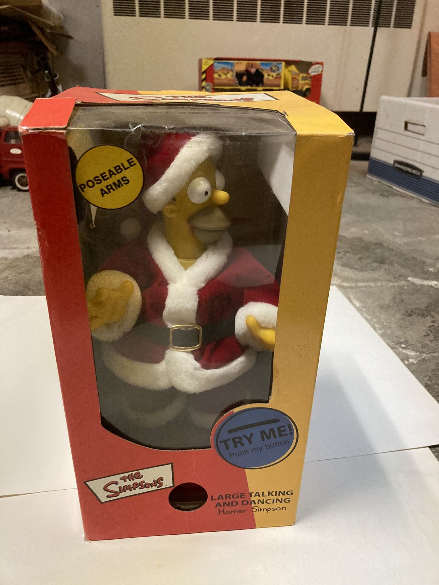 Homer Simpson Santa Claus Doll