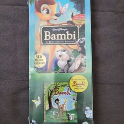 Walt Disney "Bambi". DVD. Includes "Bambi Book" / 2-Disc Special Edition 