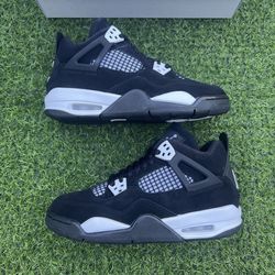 New Air Jordan Retro 4 White Thunder