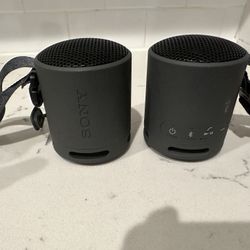 Sony SRS-XB100 Wireless Bluetooth Portable Lightweight Super-Compact Travel Speakers (2)