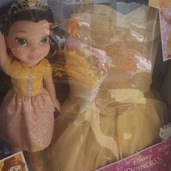 Disney Princess Belle & Dress Up New