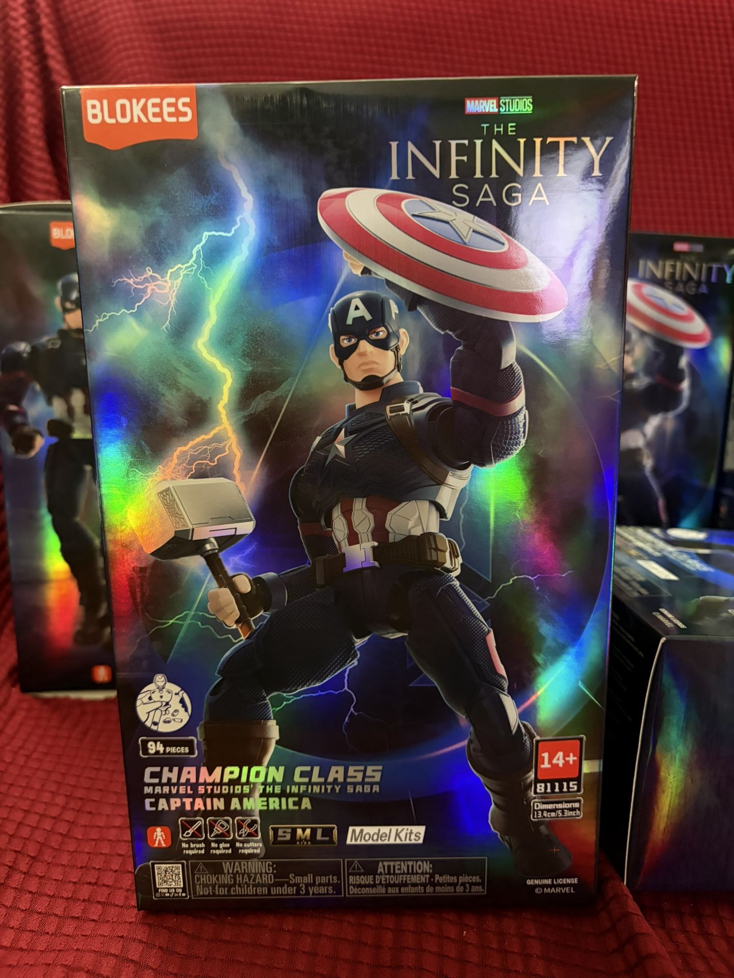 Blokees Marvel Infinity Saga Champion Class CC03 Captain America Model Kit