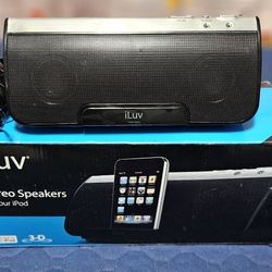 iLuv i189 Stereo Speaker with iPod Dock (Black)