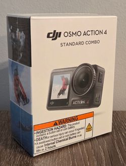 DJI Osmo 4 Standard Combo Action Camera: 4K UHD, 10MP
