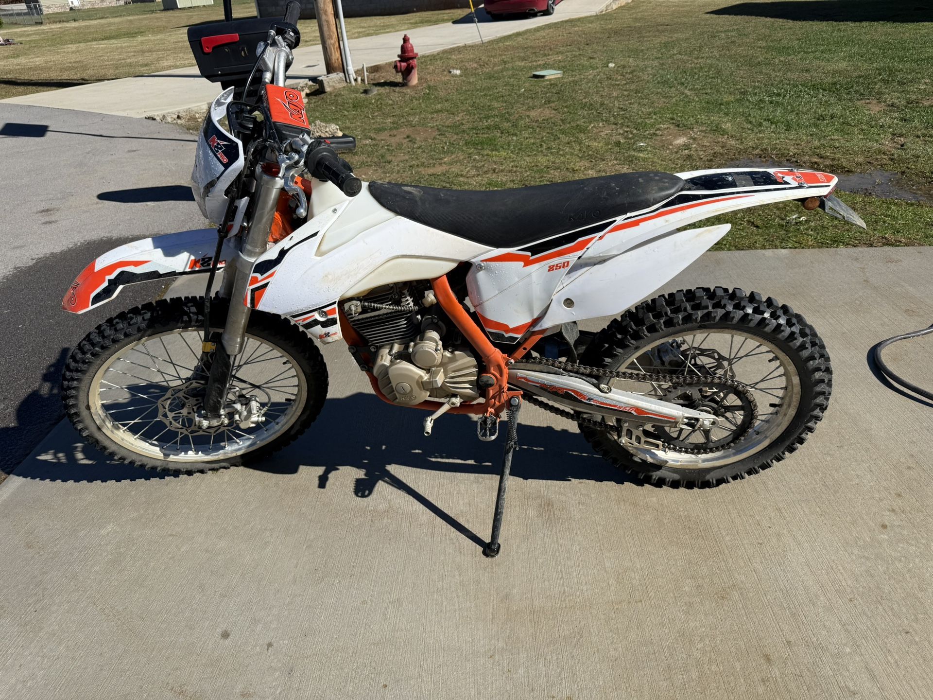 2025 Kayo 250 K2 Pro 4 stroke Electric Start And Have Title